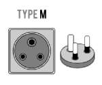 Type M plug and socket